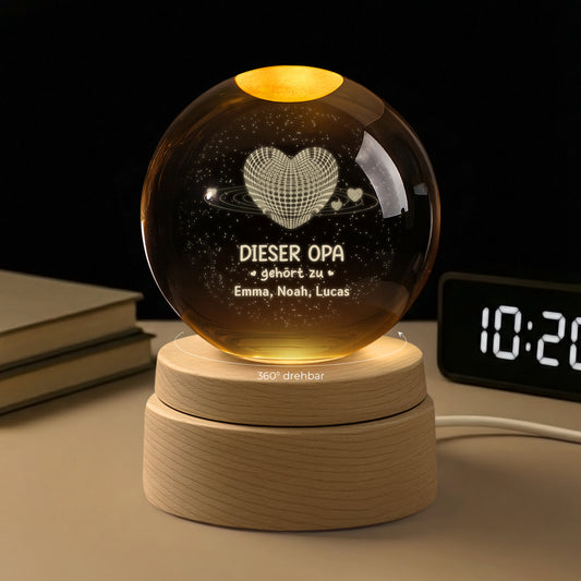 7616LGE2 diese oma gehort zu 3d kristallkugel personalisiert oma opa 7616L8PZA
