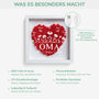 7688OGE3 wir lieben dich blumen 3d bilderrahmen personalisiert mama oma blumen 7688otptg