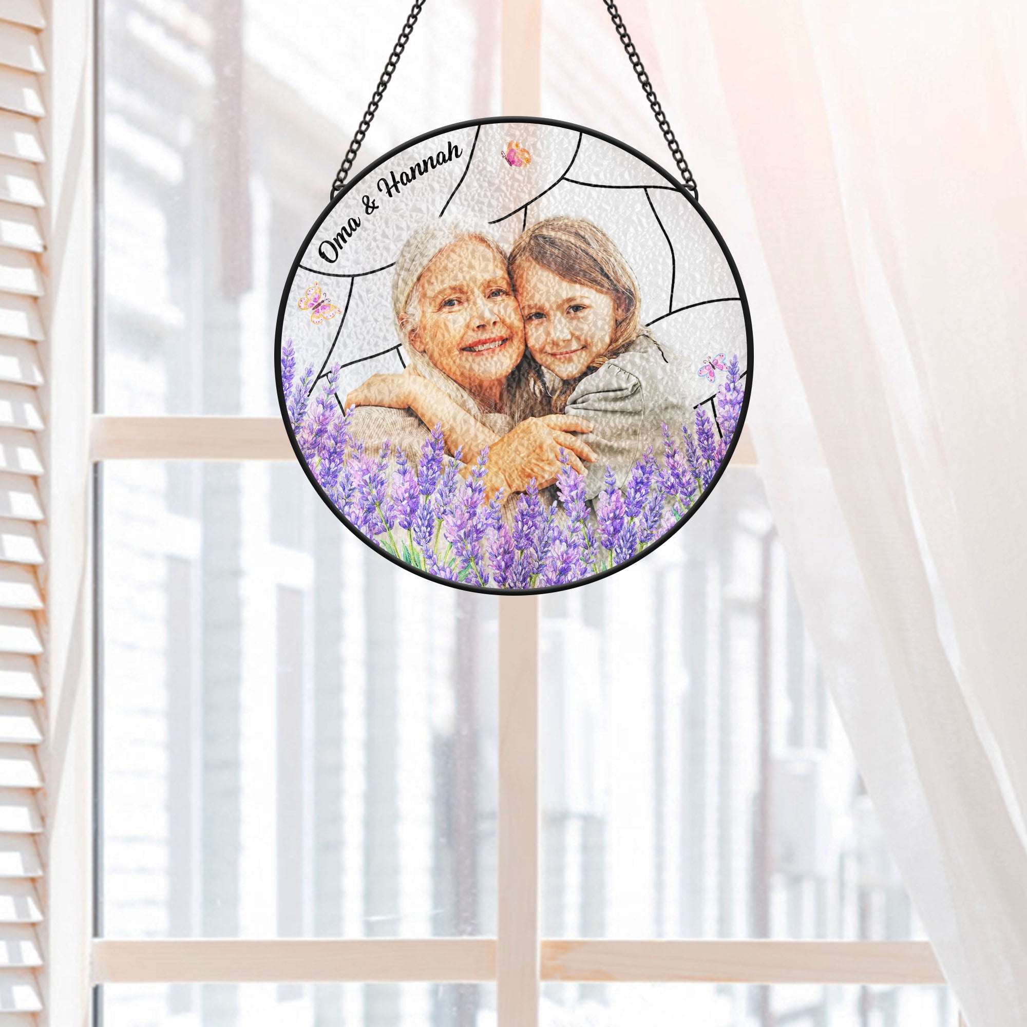 7700UGE1 mama  kinder blumen buntglas sonnenfanger personalisiert foto mamaoma 7700u6vaa_2