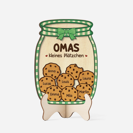 7709QGE1 omas kleine platzchen personalisiertes geschenk  holzaufsteller omamama 7709qcqwa_jpg