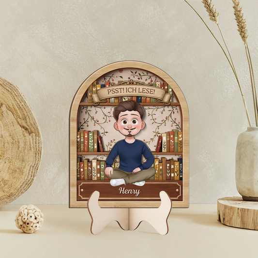 7716QGE2 psst ich lese personalisierte geschenke fur leseratten frauen  manner  holzaufsteller 7716q8hna