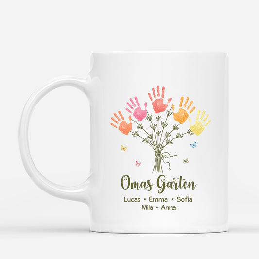 7719MGE1 omas garten oma  mama tasse personalisieren handabdruck lineart 7719m8lca