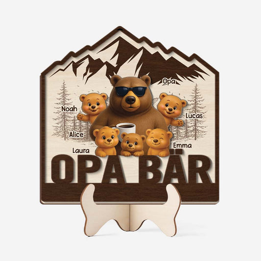 7726QGE1 opa bar personalisiertes geschenk  holzaufsteller opaoma 7726q8lmb