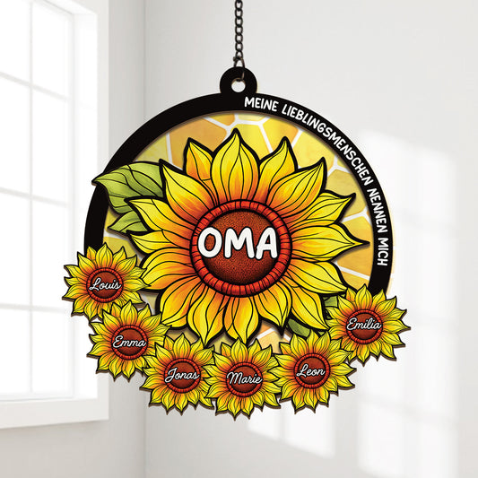 7728UGE1 meine lieblingsmenschen nennen mich oma personalisiertes geschenk  acryl sonnenfanger mamaoma 7728uspna