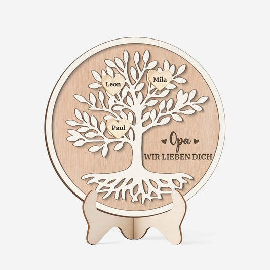 7731QGE1 opa wir lieben dich holzaufsteller personalisiert opaoma baum 7731q8lcb