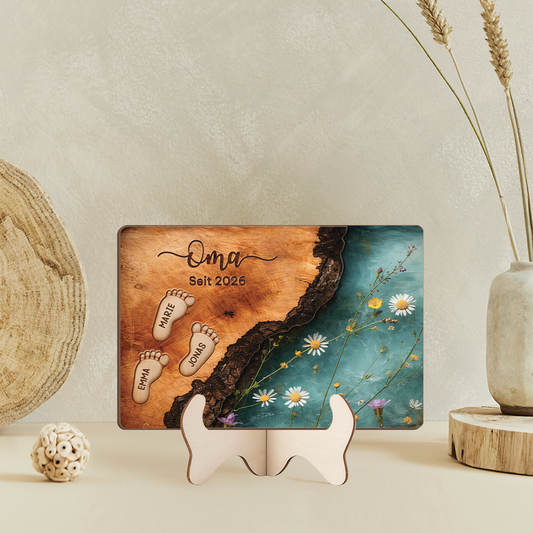 7768QGE2 oma seit blumen holzaufsteller personalisiert omaopa harz 7768q6rnb_139cfa3f 6a69 40a5 af33 61623f698907