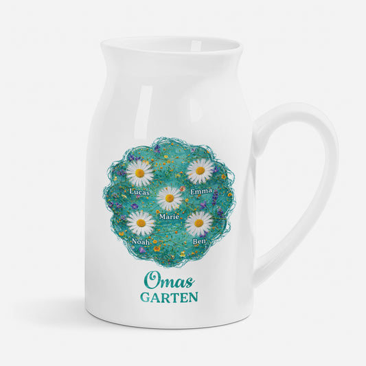 7773OGE1 omas garten keramik vase personalisiert_ oma  mama resin harz 7773otpza