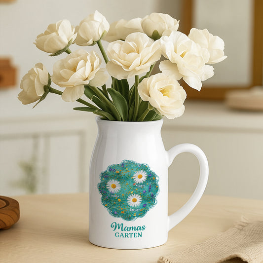 7773OGE2 omas garten keramik vase personalisiert_ oma  mama resin harz 7773otpza