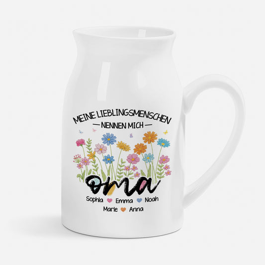 7775OGE1 mein lieblingsmensch nennt mich mama personalisiertes geschenk  keramik vase oma  mama 7775otqca