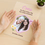 7786RGE3 du lasst jeden tag mit liebe erbluhen personalisierte geschenke foto  acryl aufsteller mit stander omamama 7786r8pta