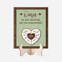 7802QGE1 mama du bist das stuck das uns zusammenhalt personalisiertes geschenk  holzaufsteller mama  oma 7802qshha