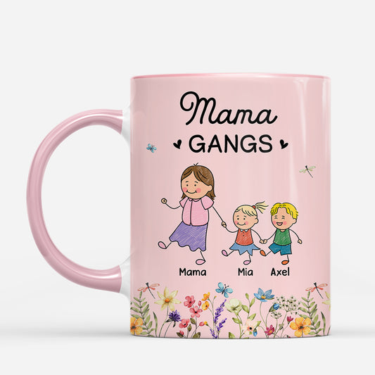 7810MGE1 mamas gang blumen  strichmannchen mama  papa tasse personalisieren 7810m3paa