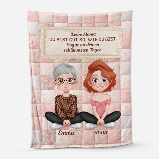 7815BGE1 3d druck effekt liebe mama du bist gut so wie du bist omamama kuscheldecke personalisiert_ 7815bcfc5_442141fd 3130 46a3 bead d727e35e29b4