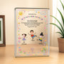 7831RGE2 urkunde fur die beste mama der welt rechteck acryl aufsteller personalisiert foto mamaoma 7831rsyca