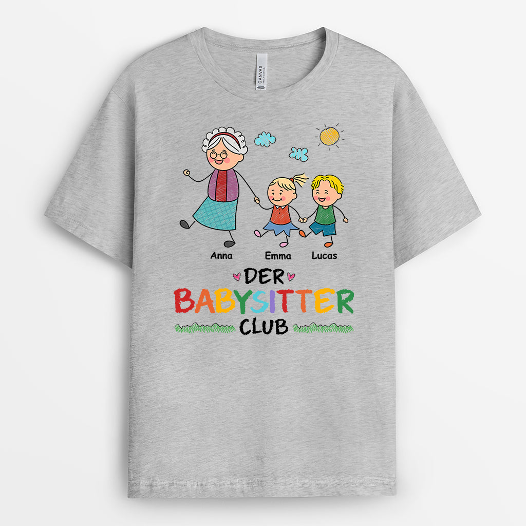 7844AGE2 der babysitter club personalisiertes geschenk tagesmutter  t shirt 7844a6pwa