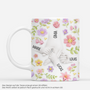 7867MGE1 3d druck effekt hand in hand personalisiertes geschenk  oma  mama tasse knete blumen 7867mshna