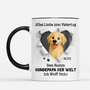 7880MGE2 3d druck effekt happy muttertagvatertag personalisierte tasse hund_ wand gebrochen 7880m