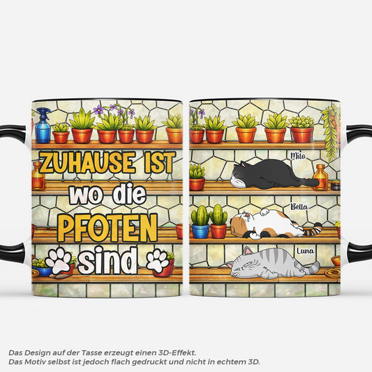 7893MGE1 3d druck effekt zuhause ist wo die pfoten sind katzen tasse personalisiert_ 7893mcfad_538a7b27 75d2 4ee9 a560 c5e6f19a28f7