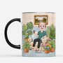 7912MGE2 frau im garten personalisierte tasse zum ruhestand m_nner  frauen 7912m6vma