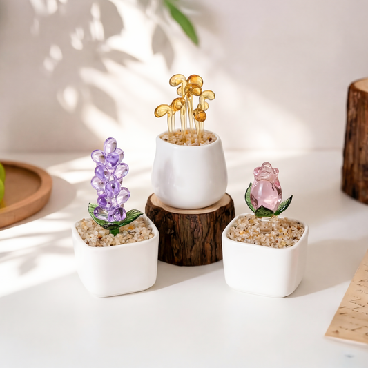 7916GE1 handgefertigte glas pflanzen im keramiktopf deko geschenk fur frauen 7916aokv5a_3