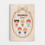 7917CGE1 mamas gang personalisierte leinwand mamaoma vintage rahmen 7917c8xha