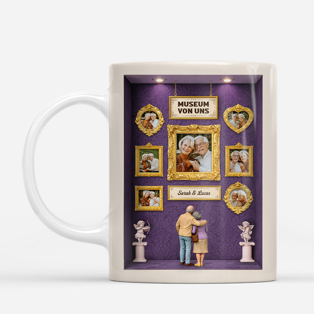 7943MGE2 3d druck effekt museum von uns personalisierte geschenke foto  paar tassen 7943mspwg