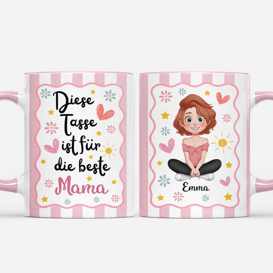 7950MGE1 diese tasse ist fur die beste mama personalisiertes geschenk  omamama tasse streifen 7950mcvca_2
