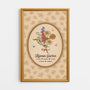 7951CGE1 3d druck effekt mamas garten personalisiertes geschenk  leinwand mama  oma blumen vintage 7951ccpca