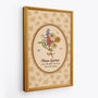7951CGE2 3d druck effekt mamas garten personalisiertes geschenk  leinwand mama  oma blumen vintage 7951ccpca
