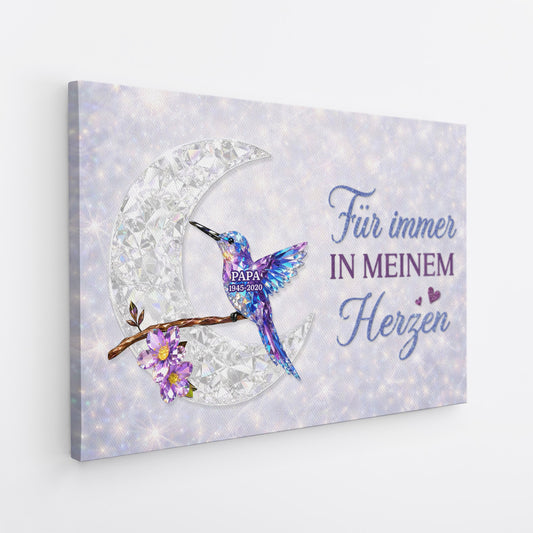 7953CGE2 in liebevoller erinnerung personalisierte leinwand mama  papa zur erinnerung kolibri 7953ctlta