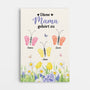 7959CGE1 diese mama gehort zu personalisierte leinwand mama  oma fussabdruck 7959c6yca