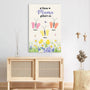 7959CGE3 diese mama gehort zu personalisierte leinwand mama  oma fussabdruck 7959c6yca