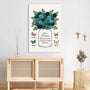 7960GE3 wenn omas blumen waren wurden wir dich pflucken personalisiertes geschenk  leinwand mama  oma 7960c6yna