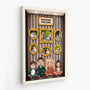 7962CGE2 familie cartoon personalisierte leinwand familie_ mit foto 7962c6vwi