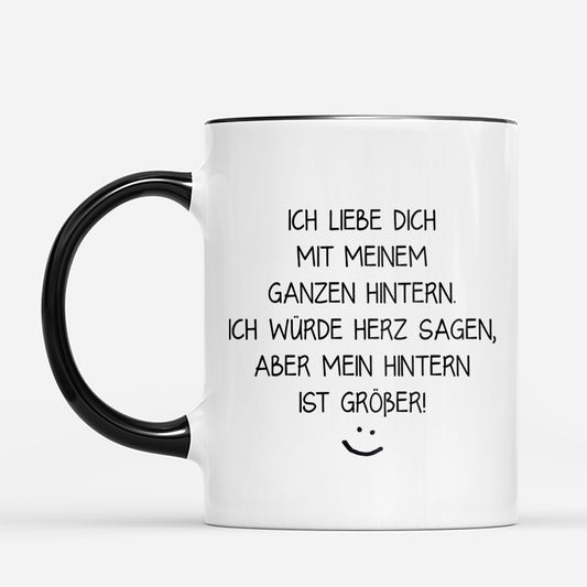 7989MGE2 ich liebe dich mit meinem ganzen popo personalisierte paar geschenke  cartoon tassen lustig 7989m6q5g