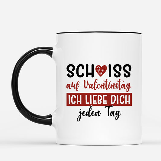 7990MGE2 schiss auf valentinstag ich liebe dich jeden tag personalisierte paar geschenke  cartoon tassen lustig 7990m6q5g