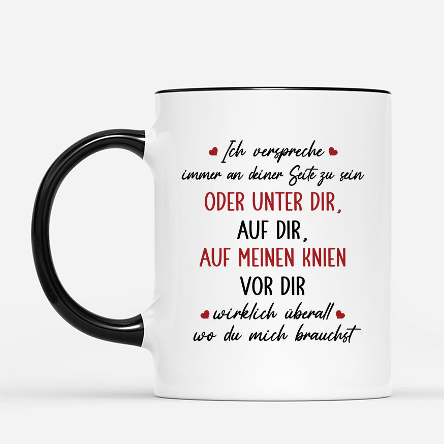 7991MGE2 ich verspreche immer an deiner seite zu sein personalisierte paar geschenke  cartoon tassen lustig 7991m6q5g_50d99d4b 324c 4f7e a6ef bad3fc7dde8c