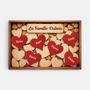 8005CGE1 zusammen sind wir familie herzen personalisierte leinwand familie_ 8005c6fwi