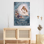 8006CGE3 ich liebe dich bis zum mond und zuruck personalisierte leinwand mama  papa 8006c6pwa