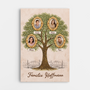 8009CGE1 familie personalisierte leinwand familie_ mit foto baum 8009c6fwi