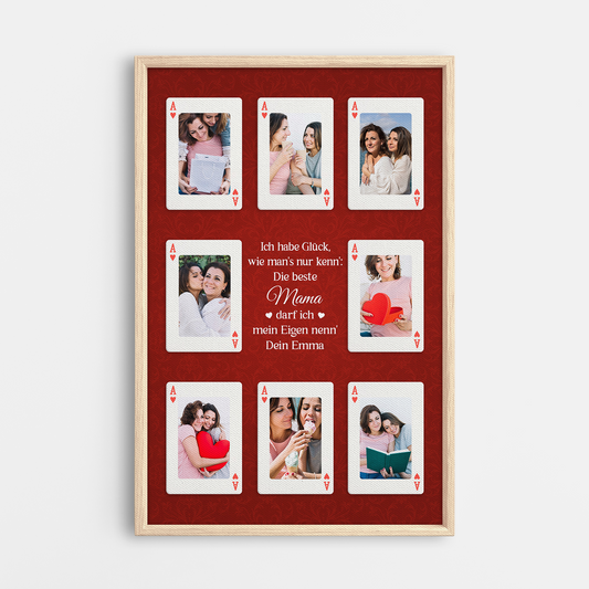 8010CGE1 die beste mama darf ich mein eigen nennen personalisierte leinwand mama mit foto 8010c6fma