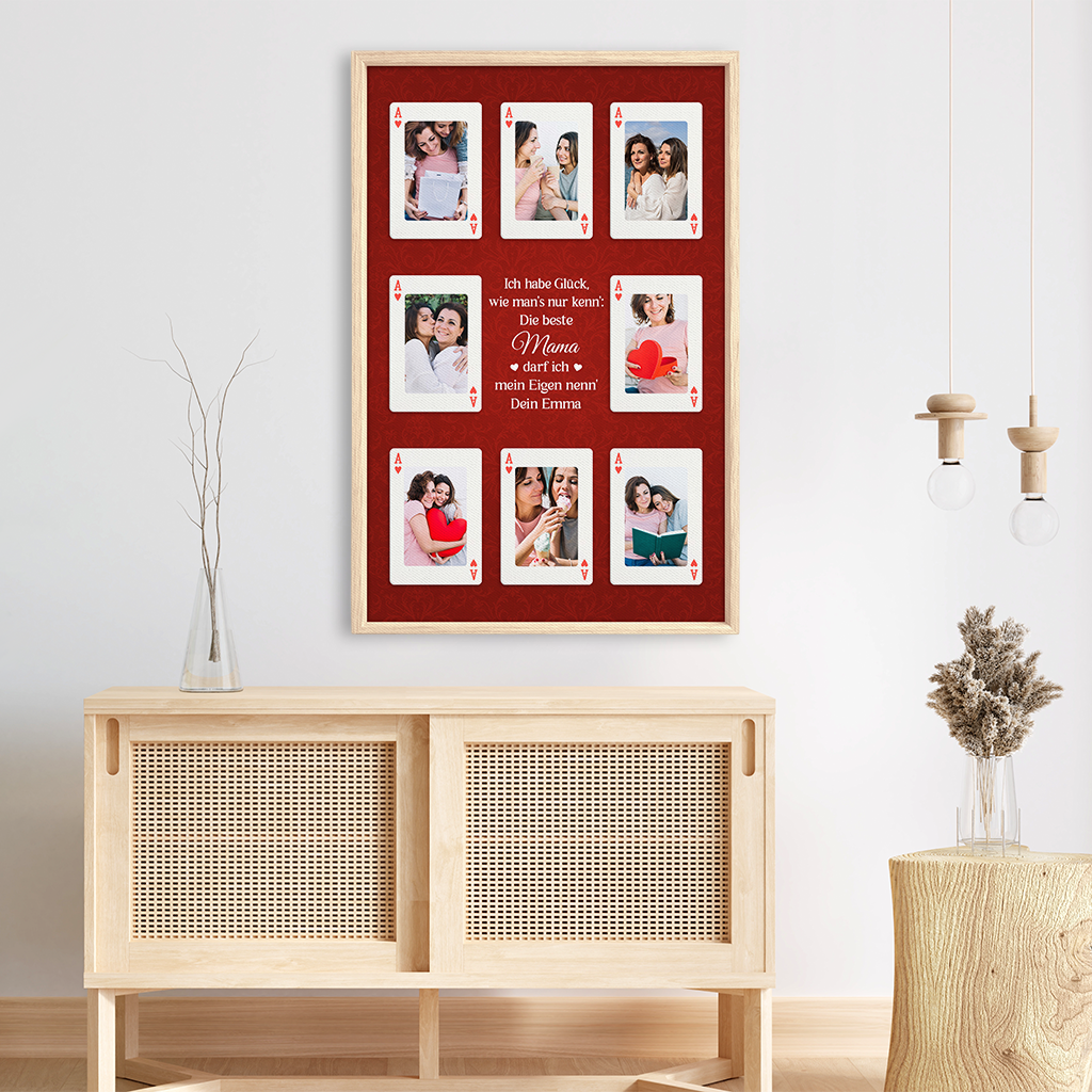 8010CGE3 die beste mama darf ich mein eigen nennen personalisierte leinwand mama mit foto 8010c6fma