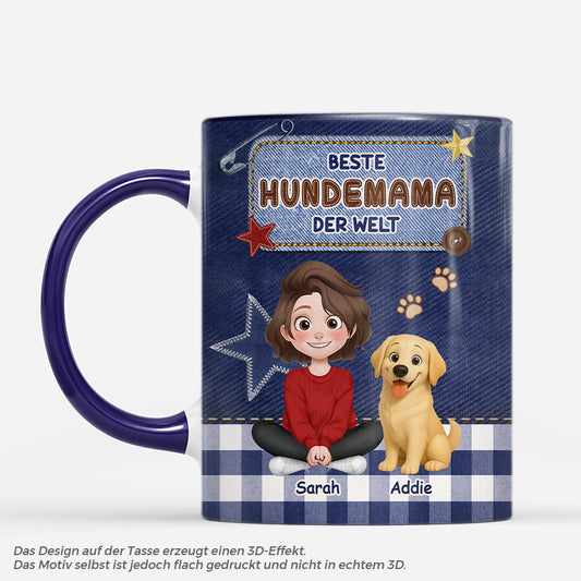 8016MGE1 3d druck effekt bester hundepapa der welt personalisierte tasse hund_ jeans 8016mclwc3