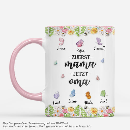 8017MGE1 legende ehefrau mama oma streifen mama tasse personalisieren 8017m8pha