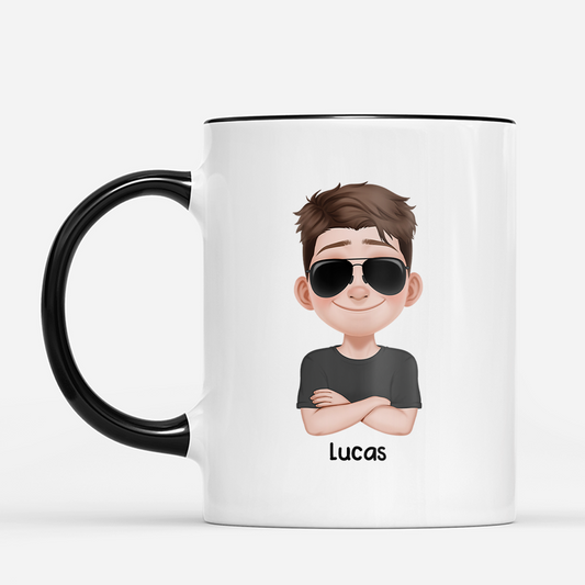 8018MGE2 chaos bandigen liebe leben mama  papa tasse personalisieren 8018maf5a