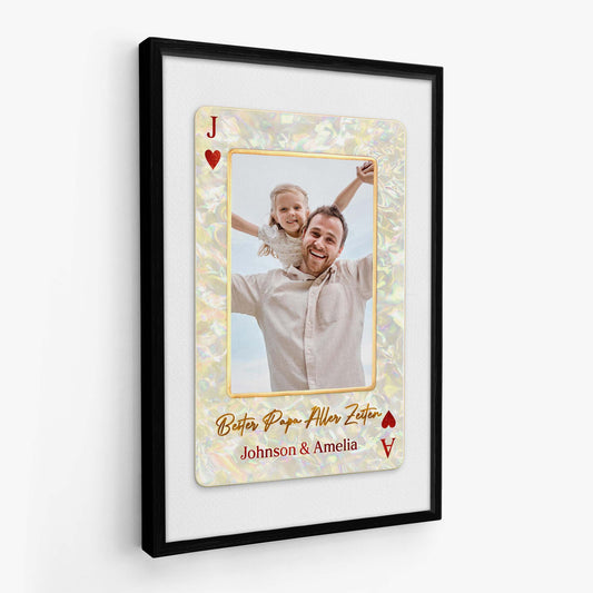 8037CGE2 beste mama aller zeiten personalisierte geschenke foto  leinwand mamapapa spielkarte 8037c8qma