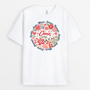 8047AGE1 3d druck effekt mama knopf oma  mama t shirt personalisiert garten 8047asyha