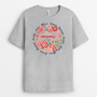 8047AGE2 3d druck effekt mama knopf oma  mama t shirt personalisiert garten 8047asyha