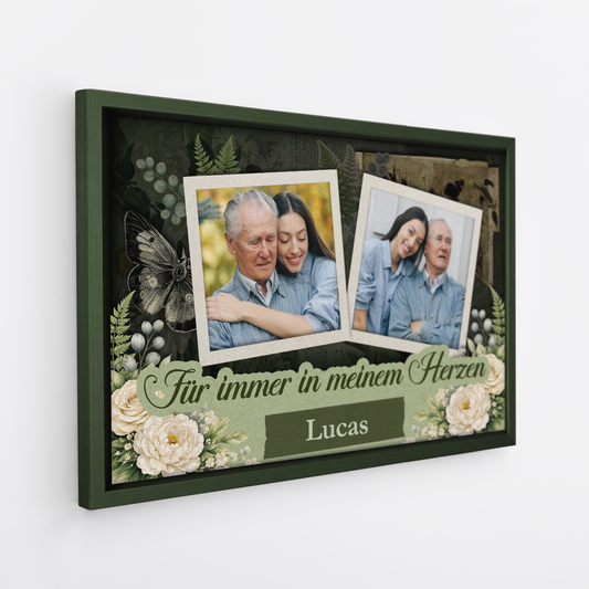 8068CGE2 3d druck effekt spruche fur liebe menschen im himmel personalisierte leinwand mit foto fur manner  frauen zur erinnerung 8068c3fwa