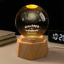 8086LGE1 bester papa im universum personalisiertes geschenk  3d kristallkugel papaopamamaoma 8086l8qnb